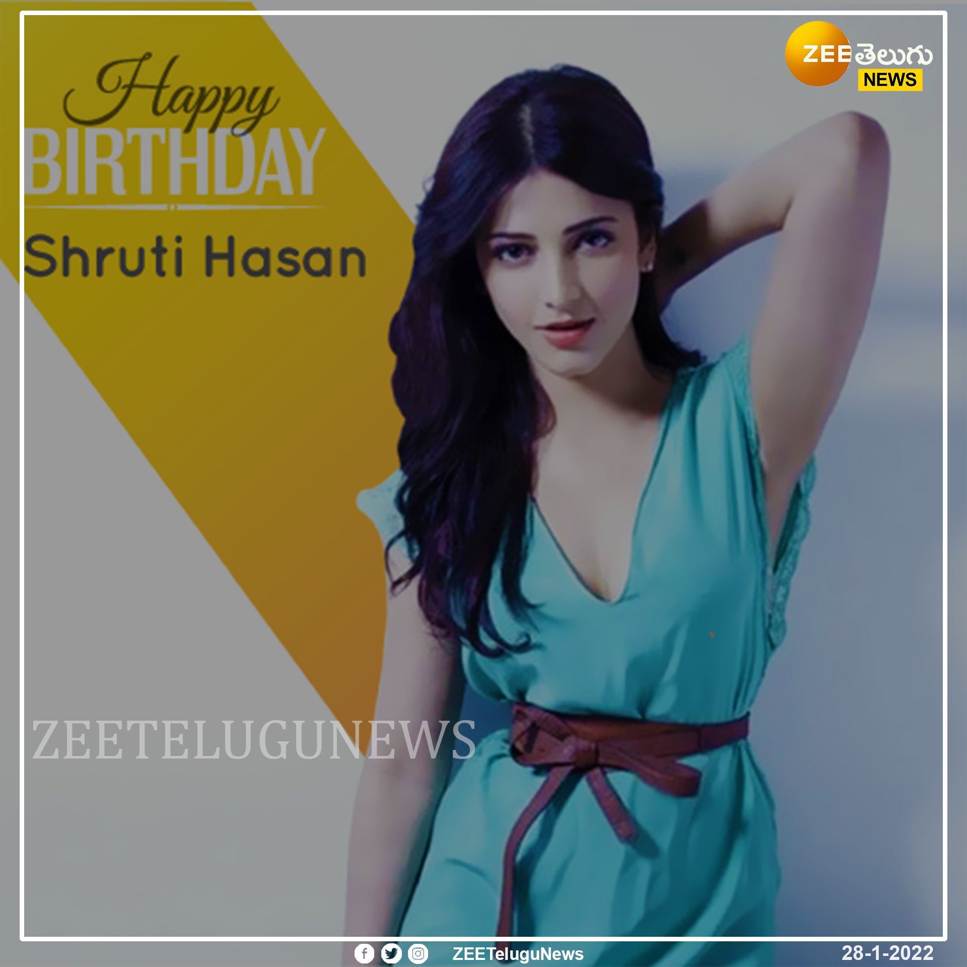 Happy Birthday Shruti Hassan   