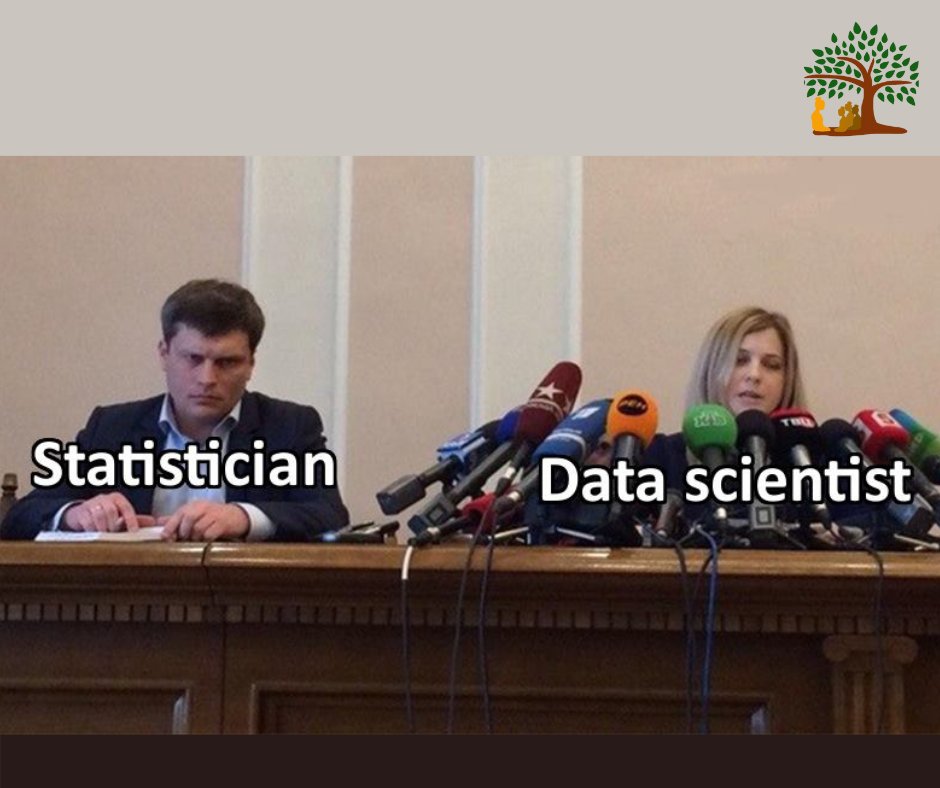 TakshilaTech's tweet image. It&apos;s funny &apos;cause it&apos;s true. One love for all our fellow statisticians out there 
#statistician #datascience #datascientist #datasciencememes