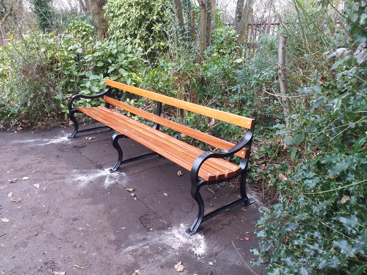 Take a seat! 🪑

Our infrastructure team have restored the benches at Lostock Park. The team replaced the wooden slats and gave the metal work a new coat of fresh, black paint. 🔨🖌️

Discover #TraffordParks at trafford.gov.uk/parks