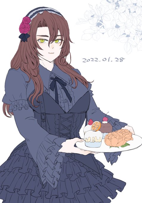 今年も5歳になりましたわーい(セルフバースデー絵) 