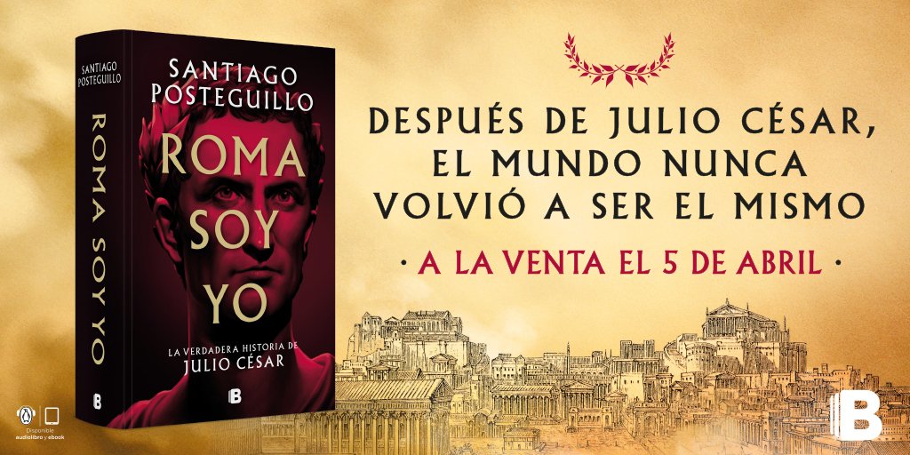 🤩 ¡Qué ganas tenía de compartir con vosotr@s la portada de mi nueva novela "Roma soy yo"!

¡Ya podéis reservarla en este enlace! 👇🏼 <a href="/penguinlibros/">Penguin España 🐧📚</a> 

penguinlibros.com/es/novela-hist…

#santiagoposteguillo #RomaSoyYo #novela #Roma #literatura