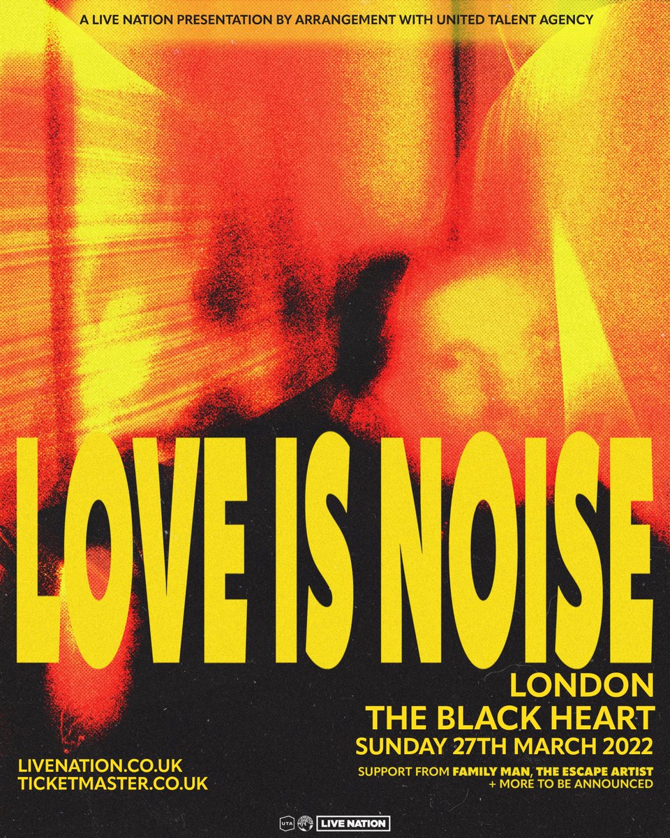 πππͺπ¦π©πΆ πππ« (@familymanhq) on Twitter photo Family Man are performing with Love Is Noise and <a href="/teaofficialuk/">The Escape Artist</a>, <a href="/Theblack_heart/">The Black Heart</a> on Sunday 27th March, 2022.
Pre-sale tickets available tomorrow.
General sale available Monday at 11am.
livenation.co.uk/artist-love-isβ¦
ππ π€ Family Man are performing with Love Is Noise and <a href="/teaofficialuk/">The Escape Artist</a>, <a href="/Theblack_heart/">The Black Heart</a> on Sunday 27th March, 2022.
Pre-sale tickets available tomorrow.
General sale available Monday at 11am.
livenation.co.uk/artist-love-isβ¦
ππ π€