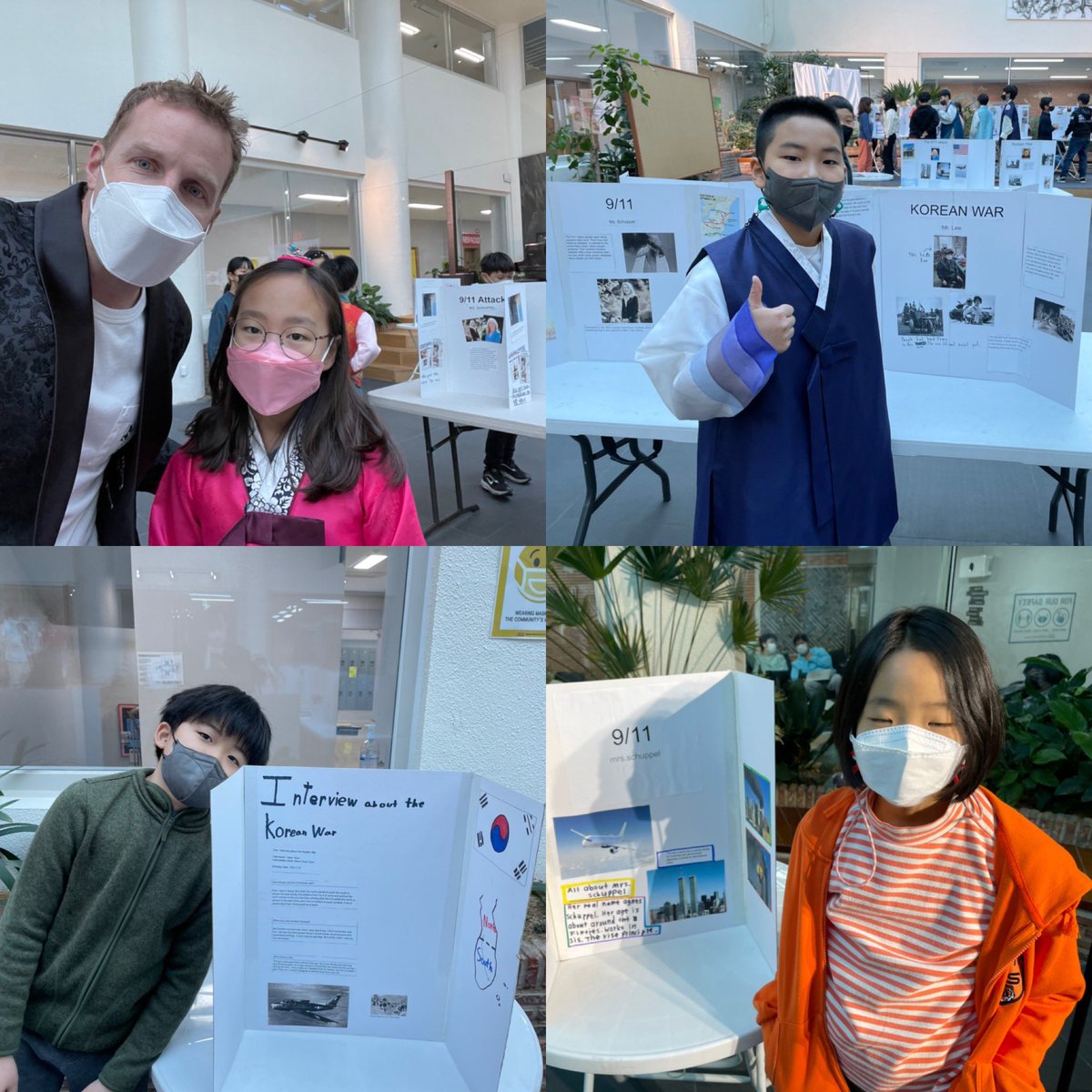 brianebyrne's tweet photo. #Grade4 #scholars host a celebration of #learning by #presenting to each other about historic events @SeoulSchool @marie_gagnier @JennySleeth https://t.co/HWBoS4U9fA