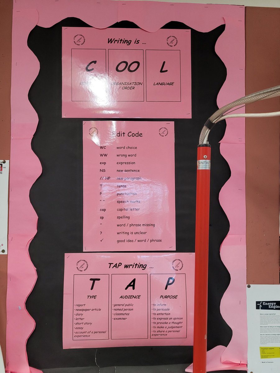 mrgwcrawford's tweet photo. Tap and cool have been on my classroom wall for so long I can't remember putting them up. Using them again today to create news paper articles for our crime lab investigations. #literacyinscience https://t.co/SNxG0no3uL