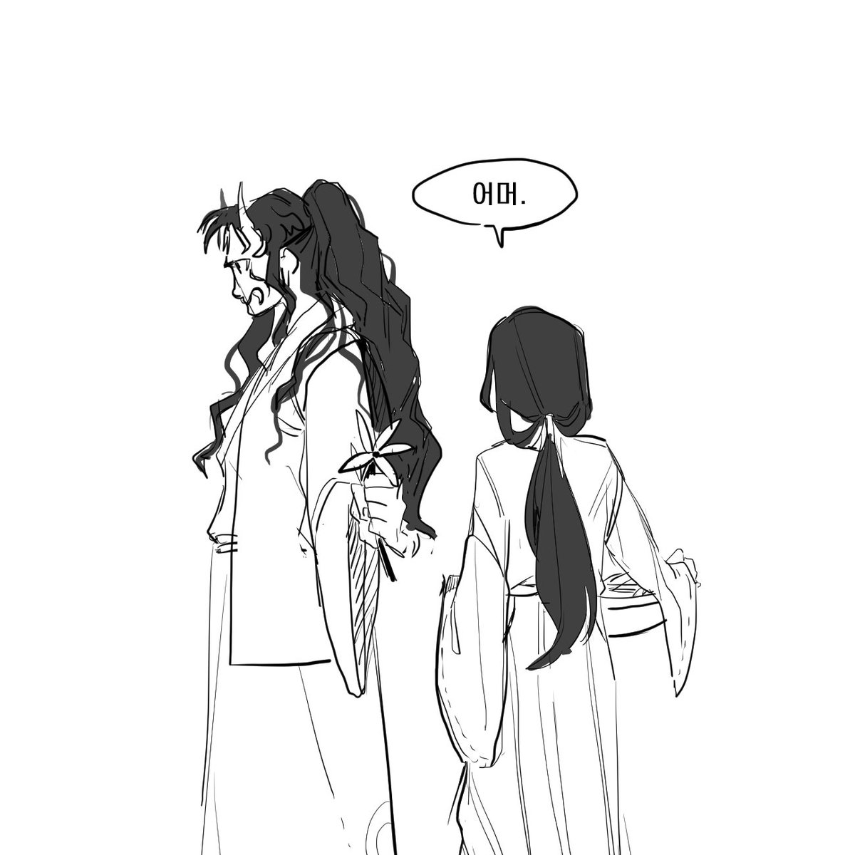 혼자 보기 아까워서
지인이 그려준 🕷️🦋 공유합니다