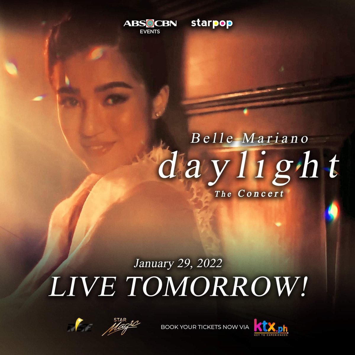 Bukas na!

Get ready for <a href="/bellemariano02/">Belle Mariano</a>'s Daylight concert happening tomorrow night at <a href="/KtxPH/">KTX</a>!

Book tickets today -&gt; ktx.ph

#BelleDaylightConcert