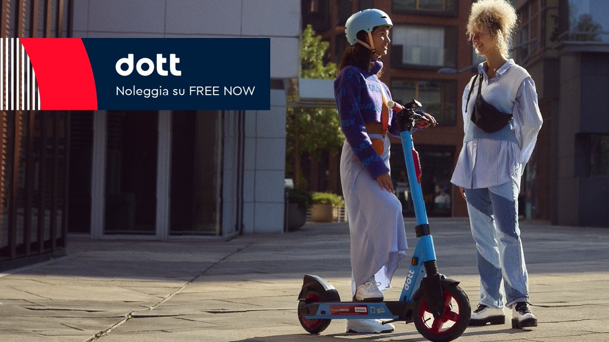 La nostra partnership con @Dott_italia_ è finalmente attiva a Milano, Roma e Torino! Più soluzioni di #mobilità, tutto in un'unica app. 📲 🛴 Apri l'app FREE NOW, trova il #monopattino Dott più vicino e goditi la tua città! 👉🏻 free-now.com/dott-in-free-n…
