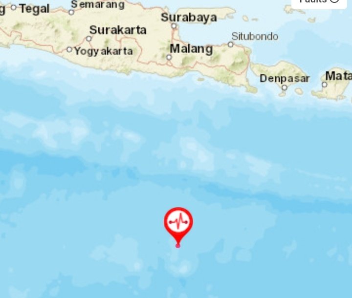 Gempa Mag:5.2, 28-01-2022 18:20:36 WIB, 445 km Tenggara Kab Malang. Kedalaman:10 Km