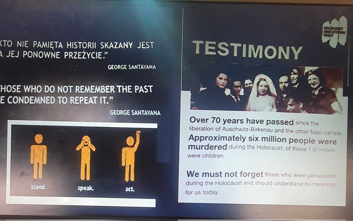 MiddlecottHums's tweet photo. All pupils have learnt about the Holocaust in assemblies this week at TMA. We have pledged as a school to be 'upstanders' and not 'bystanders'to the prejudice we see, hear and experience  @HolocaustUK @HolocaustCentUK @HolocaustUK https://t.co/2hfagTFg4J