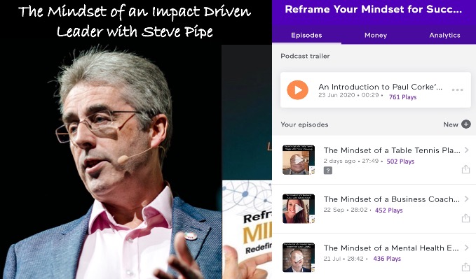 The next #podcast episode of Reframe Your Mindset for Success is with Steve Pipe

Listen here: anchor.fm/paul-corke or on supported podcast platforms Spotify, Apple etc

#success #mindset #career #business #entrepreneur #philanthropy #podcastinterview #podcastguest #podcasts