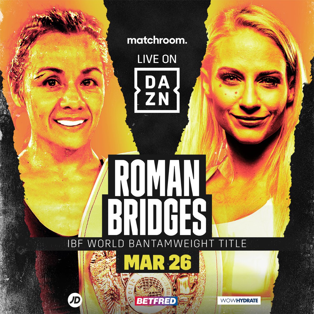 <a href="/fdarena/">first direct bank arena</a> <a href="/DAZNBoxing/">DAZN Boxing</a> <a href="/MartnezKiko/">Kiko Martínez</a> <a href="/J_Warrington/">Josh Warrington</a> 👑 <a href="/EbanieBridges/">Blonde Bomber 🥊💁🏼‍♀️</a> challenges for Maria Cecilia Roman's IBF World Bantamweight Title! 

#RomanBridges #MartinezWarrington2
