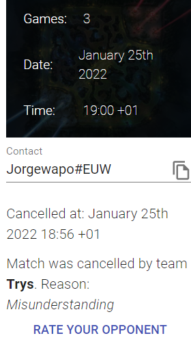 NeverHitSmite's tweet photo. @CoachVesberg @PRACCgg @MidRequiem the game against this guy was an " instant search " since we got canceled in at the last second from an EU team ( but i can't say shit again cuz EU > MENA ) 
we played the first game then in the middle of the second one our support lost internet midgame. https://t.co/LnntnUCjle