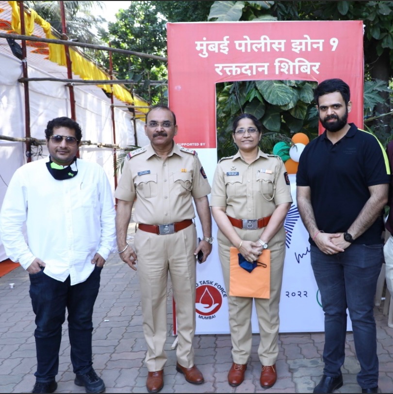 KumarNichani's tweet photo. Our @BKScitizengroup is extremely proud of #BloodDonation Camps organised by Mumbai Police Zone 9 in association with #Bloodtaskforce and our #BKSgroup for supporting over 2300 #ThalassemicChildren PAN Mumbai. Thank you @MumbaiPolice DCP Zone 9 for your support. https://t.co/IFEmX7LOx0