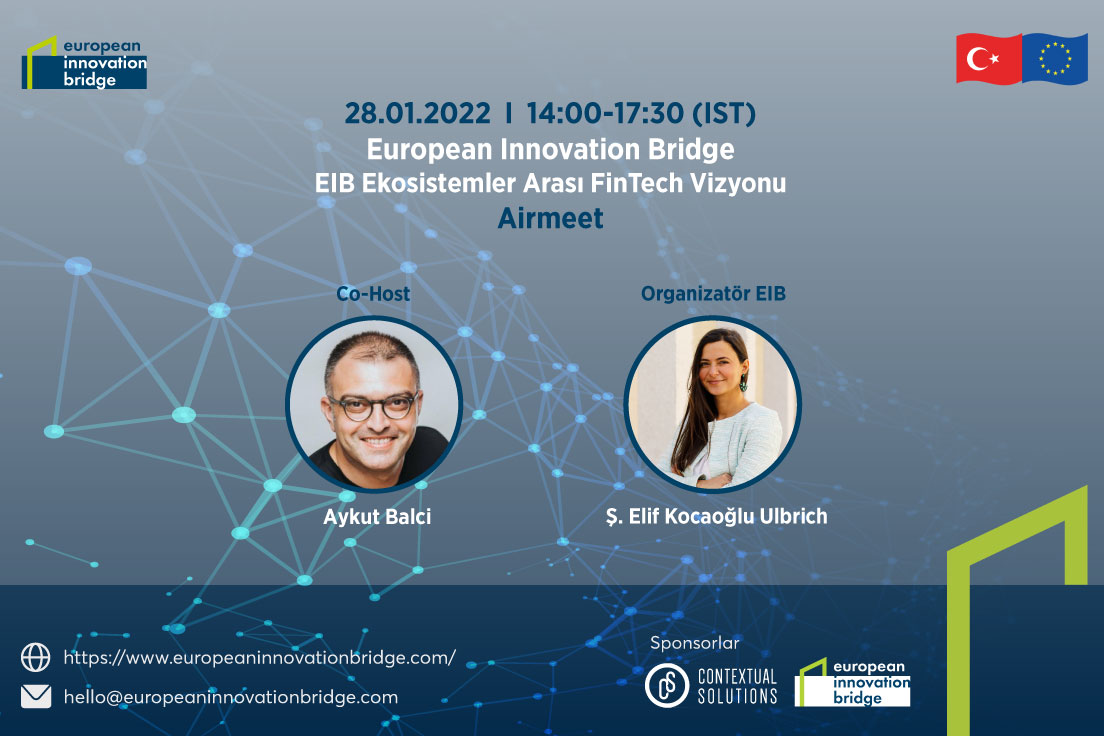 BridgeEuropean's tweet photo. ⏳ Başlıyoruz!
@BridgeEuropean  Arası FinTech Vizyonu” etkinliğine saatler kaldı. Son katılım talepleri için TSI 13:00’e kadar isim, e-posta ve kurum bilgileriyle <hello@europeaninnovationbridge.com> adresine eposta göndermeniz yeterli olacaktır. 

Airmeet'te görüşmek üzere! 👋 https://t.co/3yzd7Kpz7j