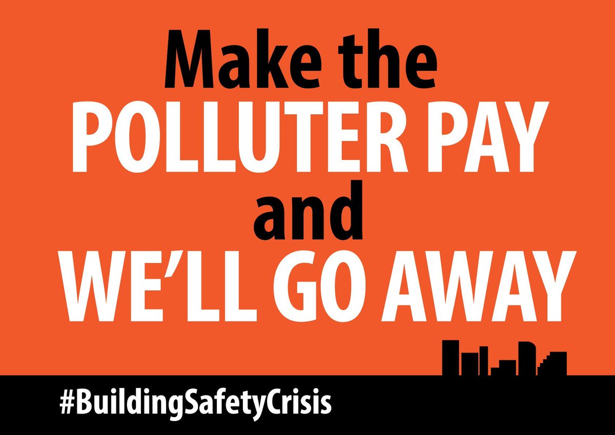 (MAKE THE POLLUTER PAY) Make builders, if they have cut corners with people's lives pay IN FULL for fire safety defects.

The #PolluterPaysAmendment will ensure builders can't hide behind SPVs

No classes of leaseholder or height of building excluded.

Pure justice, pure reform.