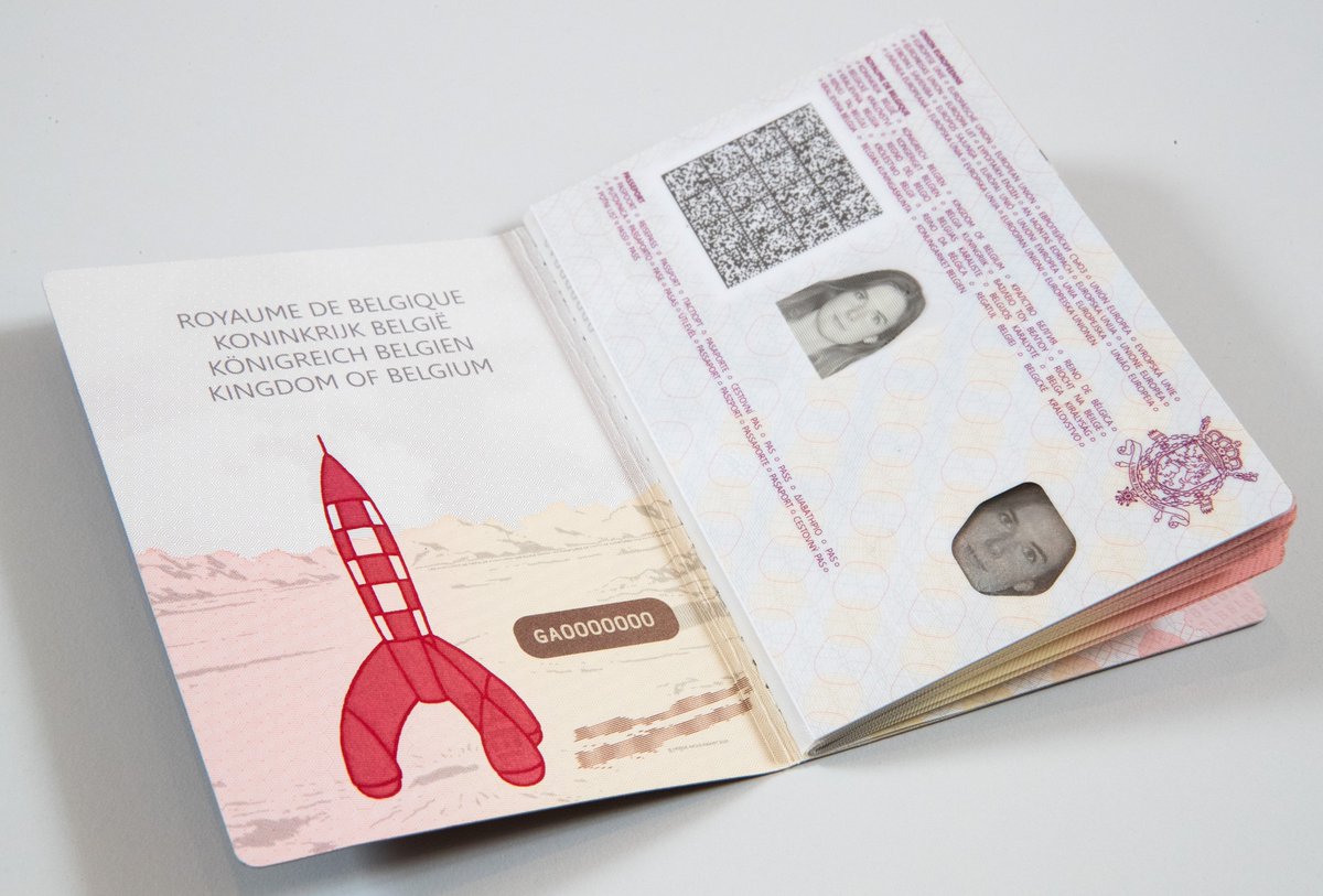 maxfras's tweet photo. Your passport: some dead people, an eagle, a mountain

The new Belgian passport: Lucky Luke, Smurfs, Tintin https://t.co/WEsauPxGZZ