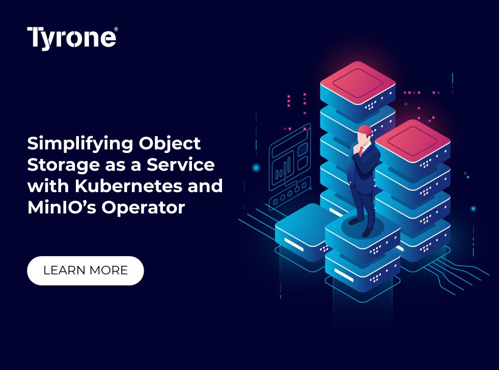 TyroneSystems's tweet photo. By combining Kubernetes with our new Operator and our Operator Console graphical user interface, MinIO is changing that dynamic in a big way. Learn more about our Cloud Kubernetes Service: https://t.co/euR4kYkaQY
.
.
#Tyrone #MiniIO #Technology #CloudContainers https://t.co/swe7yvBOQb