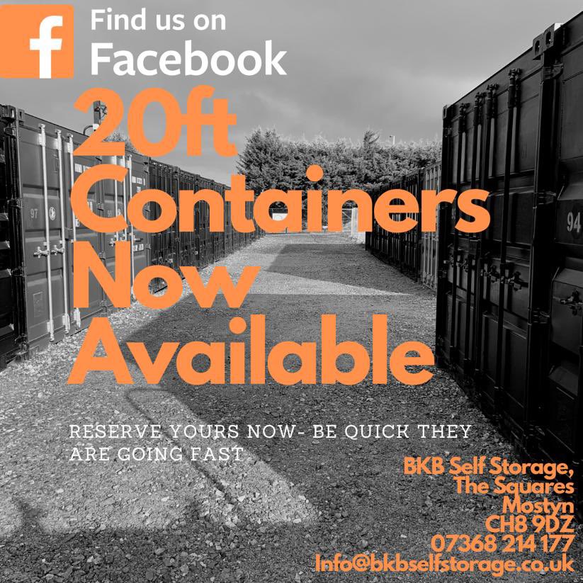 BkbSelfStorage's tweet image. Call now to reserve your 20ft storage container #movingtowales #movinghouses #friday #2022 #storage #containerhouse