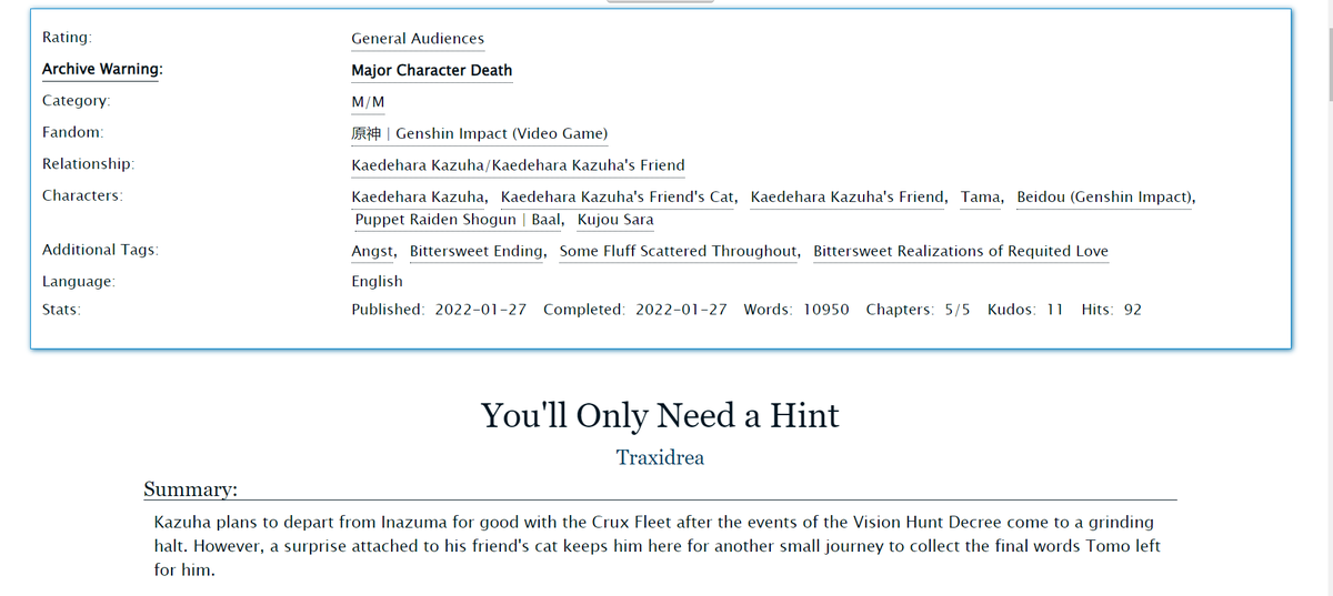 #tomozuhamb2021 #tomozuha 
Hey everyone!
Here's my fic for the <a href="/Tomozuha_MB/">Book Club 📌 @ Tomozuha/Kazutomo Mini-Bang 🐱🍁</a> 

archiveofourown.org/works/36698473…

I'm so happy I got to be a part of something like this, and thank you to @ttlkzh07201029 for being my artist. :D Please go check out the art that goes with this fanfic soon!