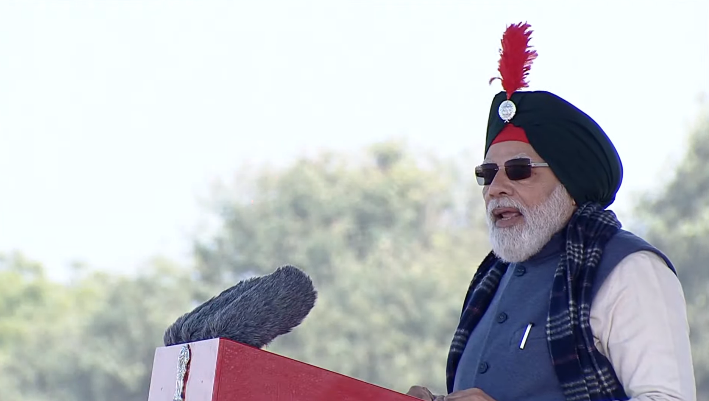 BJP4India's tweet photo. It is your responsibility to ensure that the things you've learned in NCC are put into action not only when you're in your uniform, but also in society.

You can form several teams in your areas, apply it in your societies &amp; make changes at the ground level.

- PM @narendramodi https://t.co/RubQJk5aBy