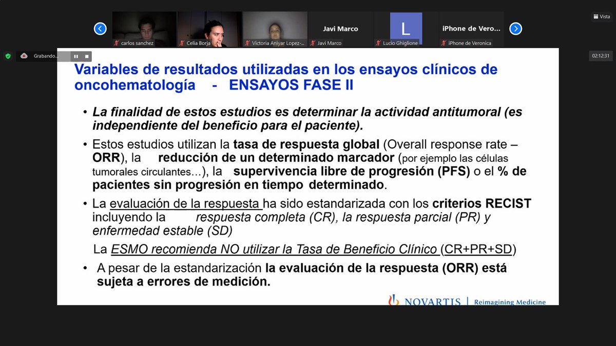 IcmhoU's tweet photo. Sesiones del curso “Reimagina tu ensayo” día 27 de enero 2022. Ponentes Novartis @Marina @Remedios
"Sin datos no hay ensayo" @Franscisco !A publicar los resultados! https://t.co/2ptC52UnDs