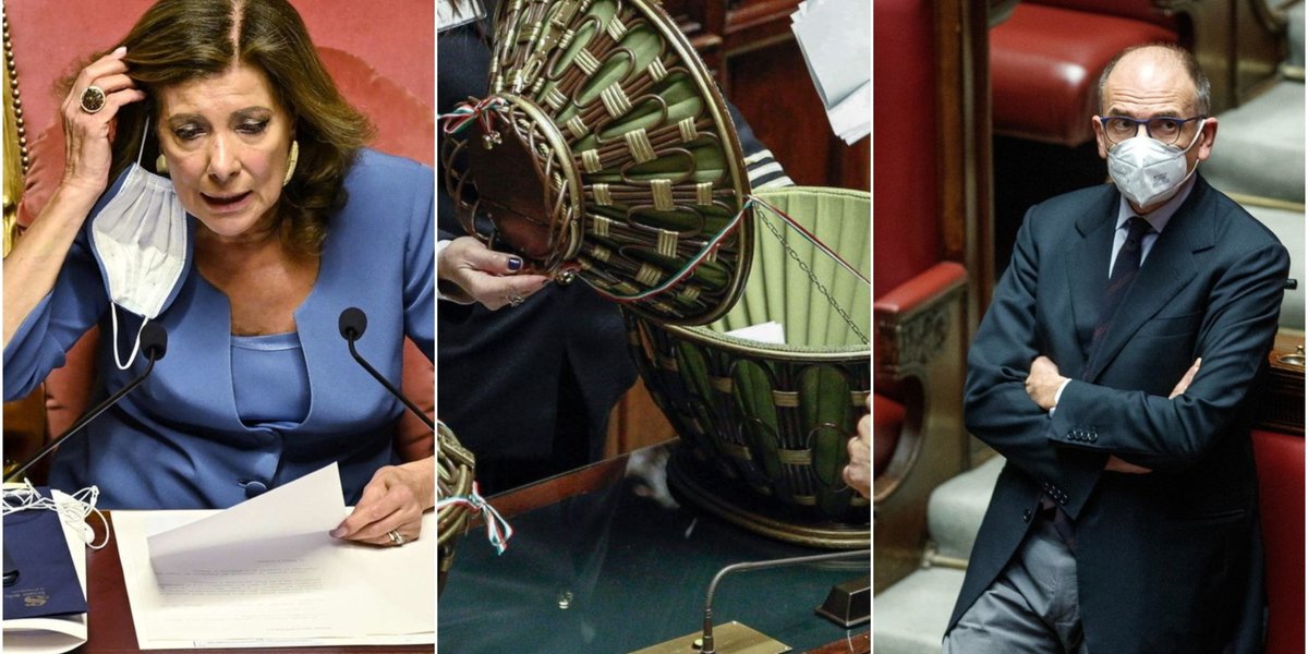 MediasetTgcom24's tweet photo. Quirinale, quinta chiama: il Centrodestra vota compatto su un nome | Letta: "Mi chiedo se ho fatto bene a fidarmi"  #Quirinale #presidenzadellaRepubblica https://t.co/NgnSEZC2Ar https://t.co/ycAkA5xvik