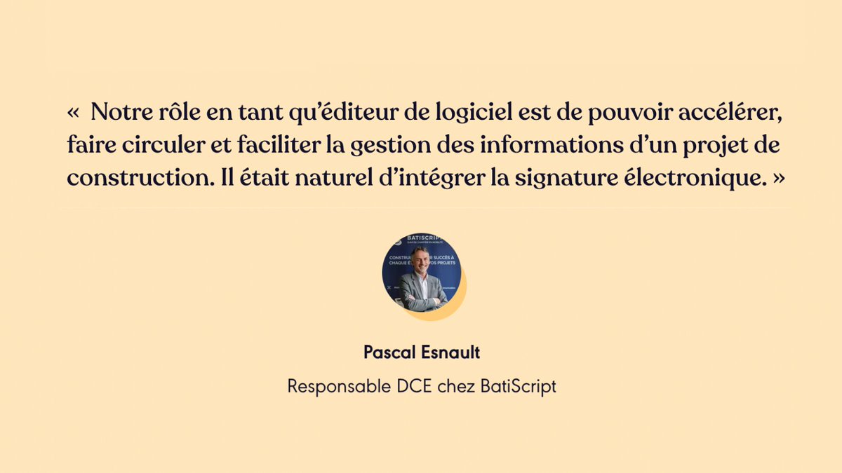 Yousignfr's tweet photo. #Batiscript accélère par trois son temps de gestion d’appel d’offres grâce à Yousign 😍
🏢 Découvrez comment la #eSignature simplifie la vie des promoteurs immobiliers et des entreprises du #bâtiment lors de la signature de leurs marchés 👉 https://t.co/rj74hegTAw
#immobilier https://t.co/OrGwb9028k