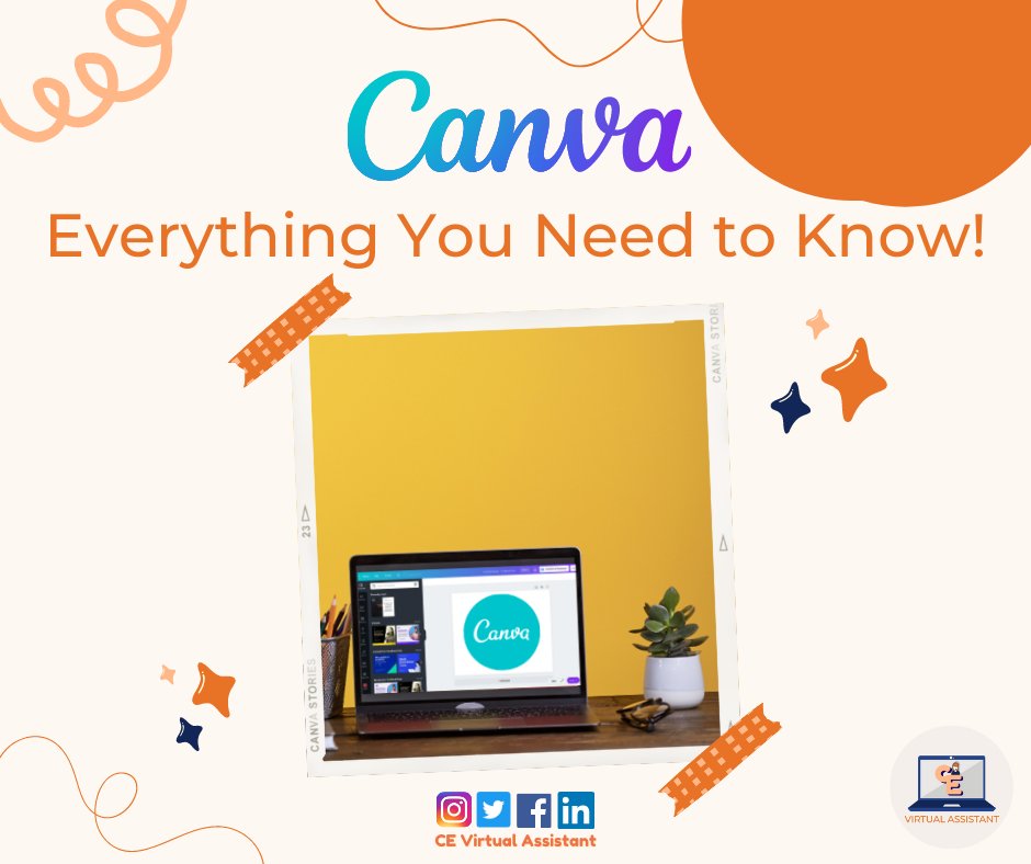 CristelleEgera's tweet photo. ✨ Canva is a free graphic design website that can be used to create invites, business cards, Instagram posts, and other things. 

For full article visit my FB Page: CE Virtual Assistant

#thankyouCanva
#gettingknowCanva
#canva
#canvaislove
#CEVirtualAssistant https://t.co/aXUy5LtRe3