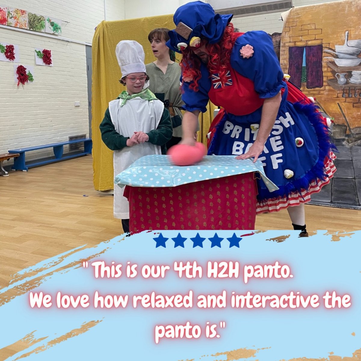 h2htheatre's tweet photo. We thought we would end the week by sharing with you all some wonderful feedback. Did you see our festive panto? Tell us what you thought in the comments below!  

#panto #sendcharity #send #sendshow #disability #testimonials #feedback #inclusion #inclusionmatters https://t.co/6VhgEa7B97