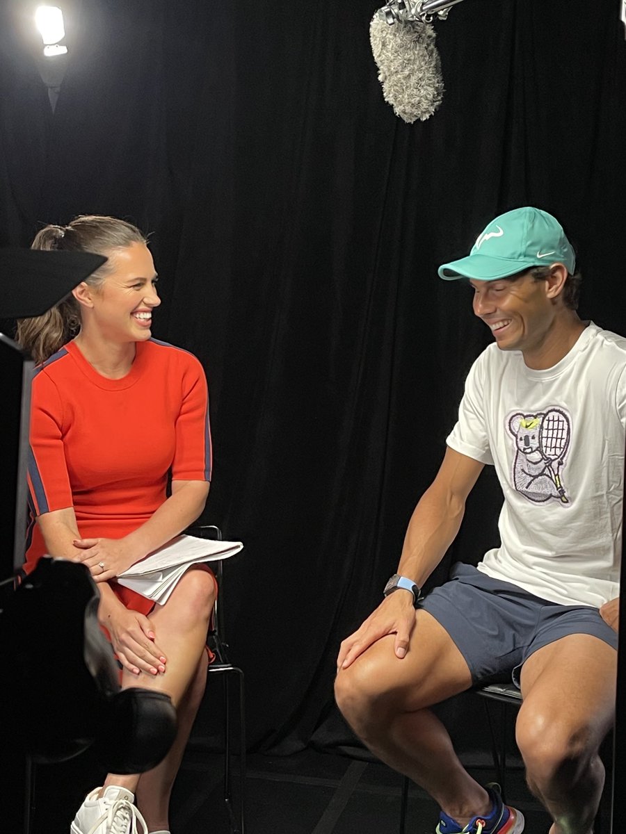 Nicola Arzani (@nicarzani) on Twitter photo The amazing <a href="/RafaelNadal/">Rafa Nadal</a> (through to another grand slam final) shares a laugh with <a href="/wwos/">Wide World of Sports</a> <a href="/DanikaMason9/">Danika Mason</a> The amazing <a href="/RafaelNadal/">Rafa Nadal</a> (through to another grand slam final) shares a laugh with <a href="/wwos/">Wide World of Sports</a> <a href="/DanikaMason9/">Danika Mason</a>