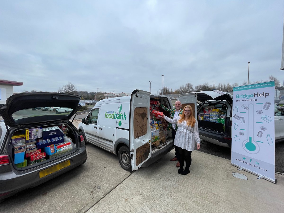 BridgeHelp1's tweet photo. We've received a lovely letter of thanks from the team over @CFoodBankUK.
The donations made by us and our incredible supporters weighed in at an astonishing 1 ton and will provide 1000 meals!! Wonderful news as the donation also included both toiletry and baby essentials. 👏👏 https://t.co/0KFxdtr5YM