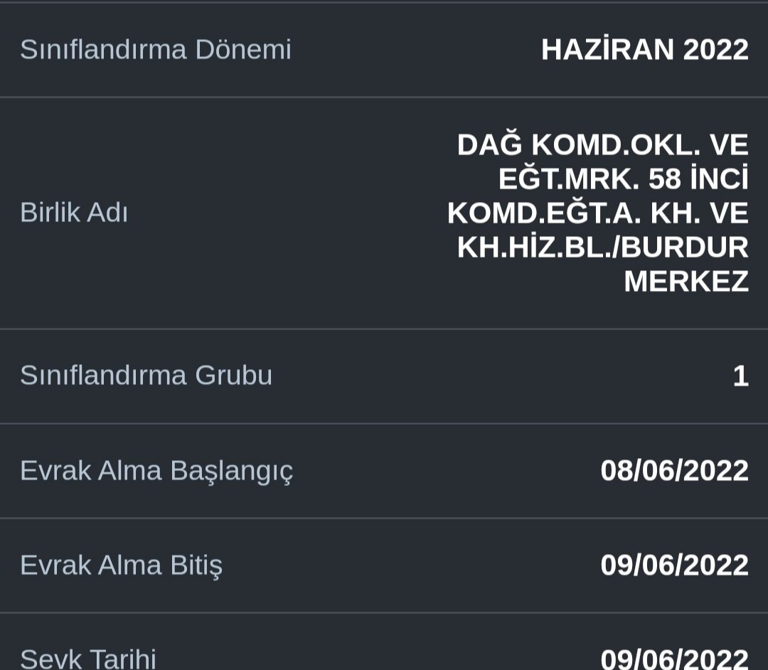 Komandonun hali nice yani güzel...