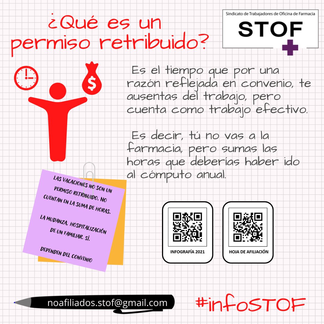 STOFsindicato's tweet photo. Seguimos aclarando conceptos. Todos los empleados de farmacia debemos conocer los términos básicos para entender los convenios.
#infoSTOF https://t.co/CC0L9iumAF