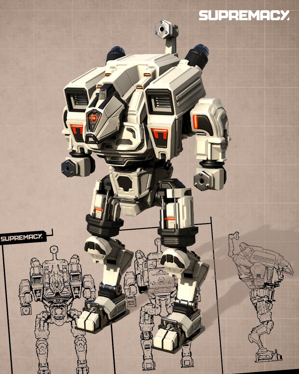 SupremacyMeta's tweet image. Don't lie, we know you’ve all been eagerly waiting to see what some of our War Machine Mechs look like.

So here’s some concept art our design team has been working on lately 😍

#SupremacyGame #CryptoGaming #NFT