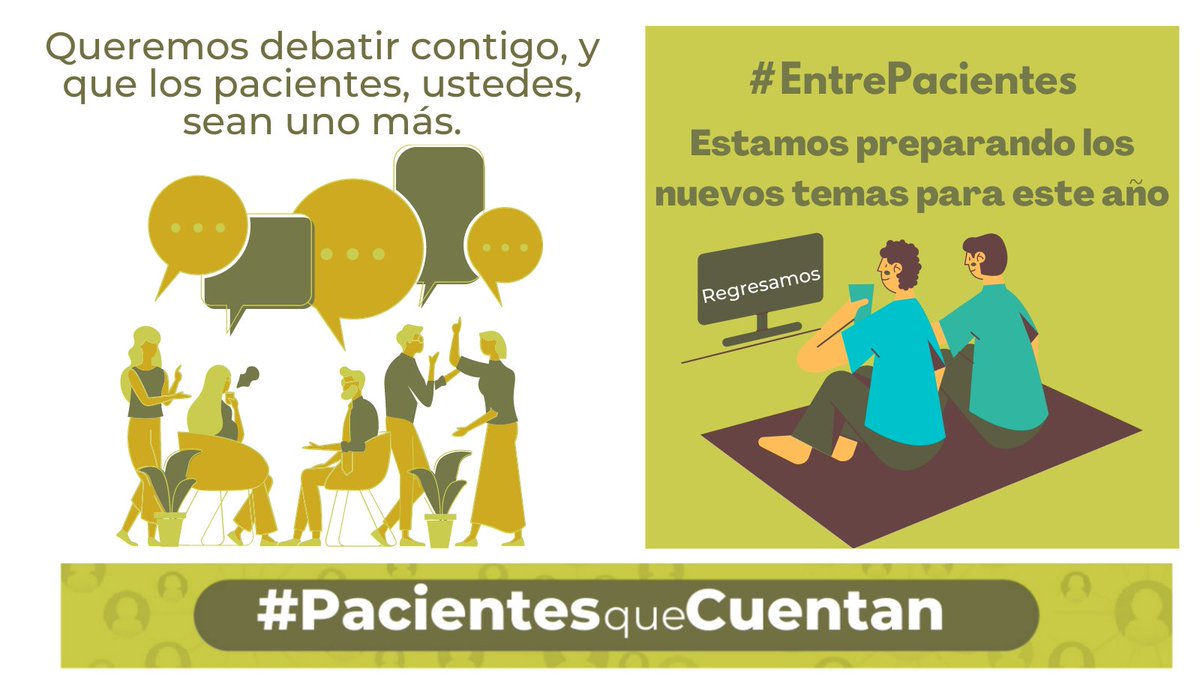 leo_veritas's tweet photo. Hoy el #FFPaciente quiero dárselo a todos los que están detrás de #EntrePacientes.
Porque sí, regresa.
Os avisaremos del próximo📺.
Pero queremos que todos seáis parte de él.
¿Cómo? Proponiendo nuevos temas, rellena el📋:
👉✍https://t.co/hSd4hnzXY5
#pacientesquecuentan https://t.co/aYx3mzmvGn