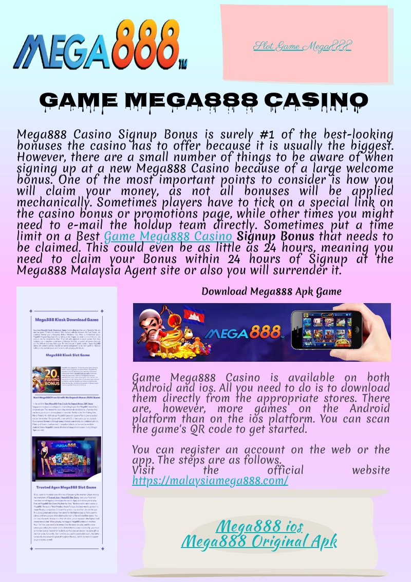 AgentMega888's tweet photo. Game Mega888 Apk Download 
Game Mega888 Apk Download Guide from Google and Apple Play Store, and manually install the app. You only need to down and install it through a Mega888 Apk. https://t.co/psuBJfjxtl
#Mega888ApkDownload #DownloadMega888Apk #Mega888OriginalApk https://t.co/GIB33eyx6W