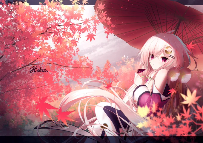 #フラワーナイトガールイラスト 
#花騎士7周年 

毎日再掲5日目
エノテラさんですよ!!!!!! 