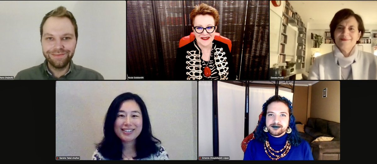 GoldRosie's tweet photo. Our first #LanguageDebates @johnmurrays on #gender #MFL #LanguageLearning just sizzled with new ideas and insight. Thank you to superb panel @SaschaStollhans @SLeeTakei Artemis López and Donata Puntil & our superbly engaged international audience https://t.co/HAg6Dy4Yie