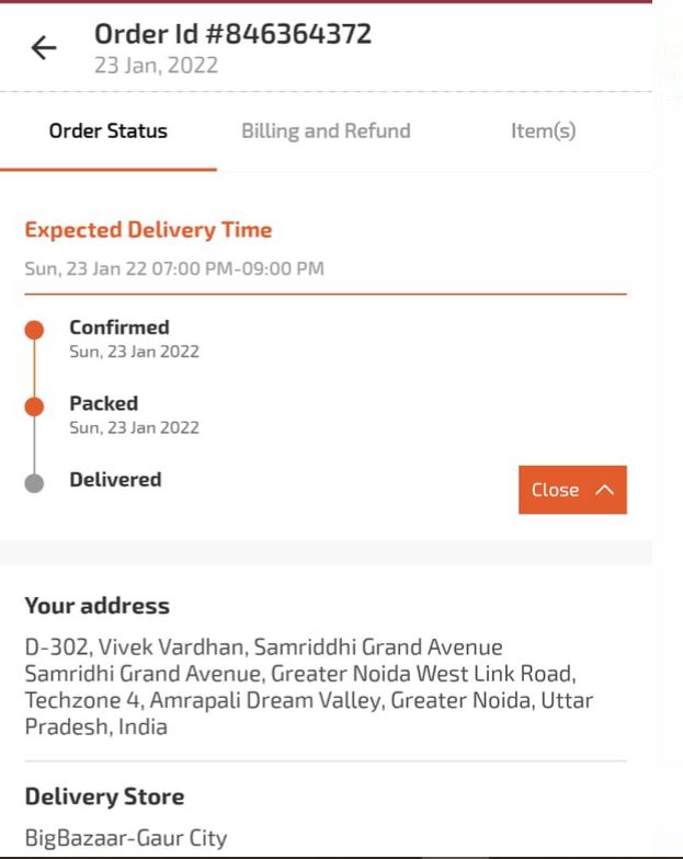 vivekvardhan007's tweet photo. So frustrating as consumer, Orderd products on @BigBazaar on Sun23Jan (to be deliver on the same day)and still no delivery even after 5 days. The complaint call also closed with the update that issue has been resolved. Is this calld quick srvc during pndemc time @ConsumerReports https://t.co/iyhHsb8wiV