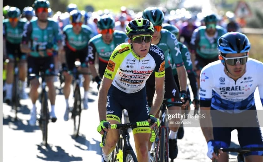 huys_laurens's tweet photo. My thursday in 2 pictures.. Hard day at work for my teammate @GrmayeBiniam. Super happy he finished it off! 

What a way to start the season! 😍😍😍😍

@IntermarcheWG https://t.co/cAqn4iGByx