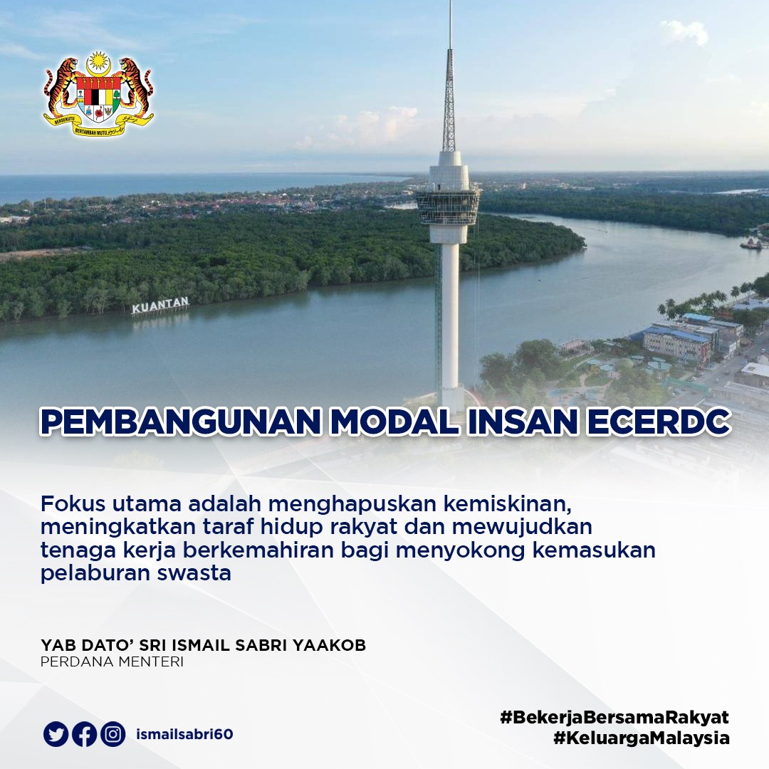 MalaysiaPMO's tweet photo. Fokus utama : Menghapuskan kemiskinan, meningkatkan taraf hidup rakyat & mewujudkan tenaga kerja berkemahiran.
#ECERDC #WilayahEkonomiPantaiTimur #KeluargaMalaysia #BekerjaBersamaRakyat #IsmailSabri #PM9 https://t.co/20wqIEm81Y