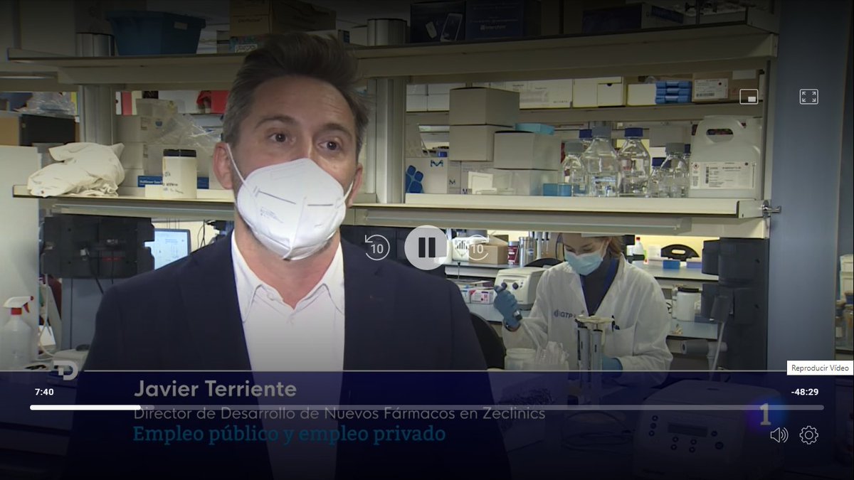 AseBio's tweet photo. 📽️📺#TitularBiotech | Nuestro socio @ZeClinics y vicepresidente @JaviTerriente pasaron ayer en @La1_tve para hablar del crecimiento de empleo en el sector #biotech y de las oportunidades que genera.
Os dejamos aquí el informativo de ayer (7.10mn):
➡️https://t.co/rzE1txsNwC https://t.co/D9ynaKruEh