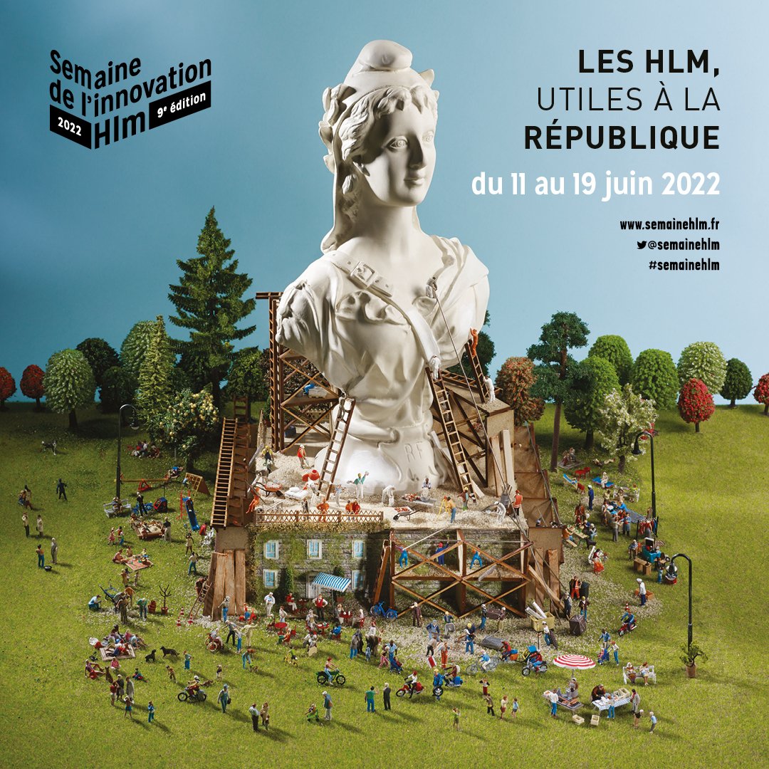 semainehlm's tweet photo. La #semainehlm se déroulera du 11 au 19 juin 2022 et aura pour thème « Les Hlm, utiles à la République ». En cette année électorale, cette 9ème édition rappellera le rôle que jouent les #Hlm face aux défis économiques, sociétaux et environnementaux que notre pays doit affronter. https://t.co/UgV4KDNYm8