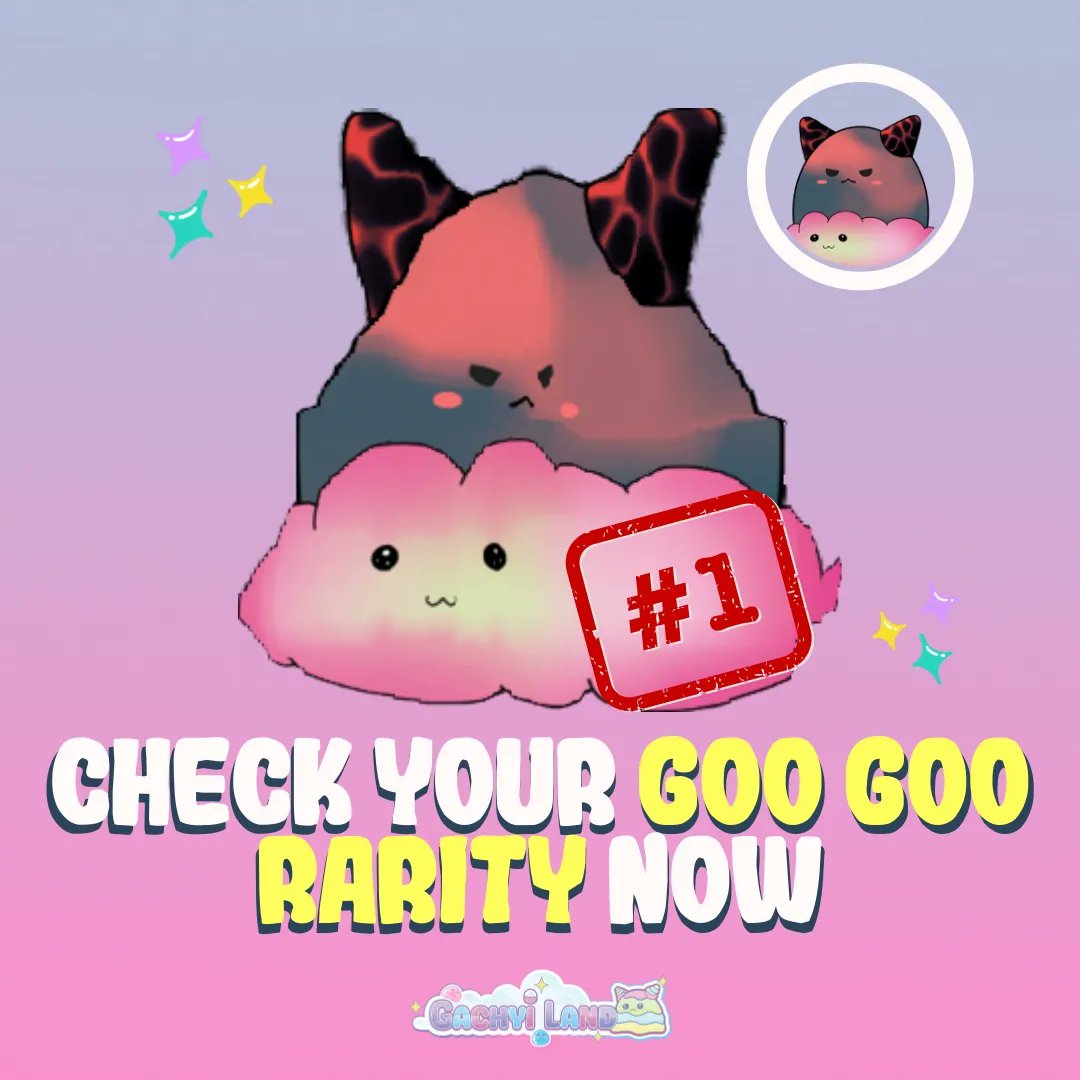 GachyiLand's tweet photo. To our VIPs (aka Goo Goo owners), you can now check your Goo Goo rarity via Discord 🌟

All you need to do is put in your Goo Goo # and we will show you the rarity ranking.

Our rarity tool is still WIP and we aim to release it within the next few weeks 🚀

#PolygonNFT #nftrare https://t.co/Mf34kAsPbj