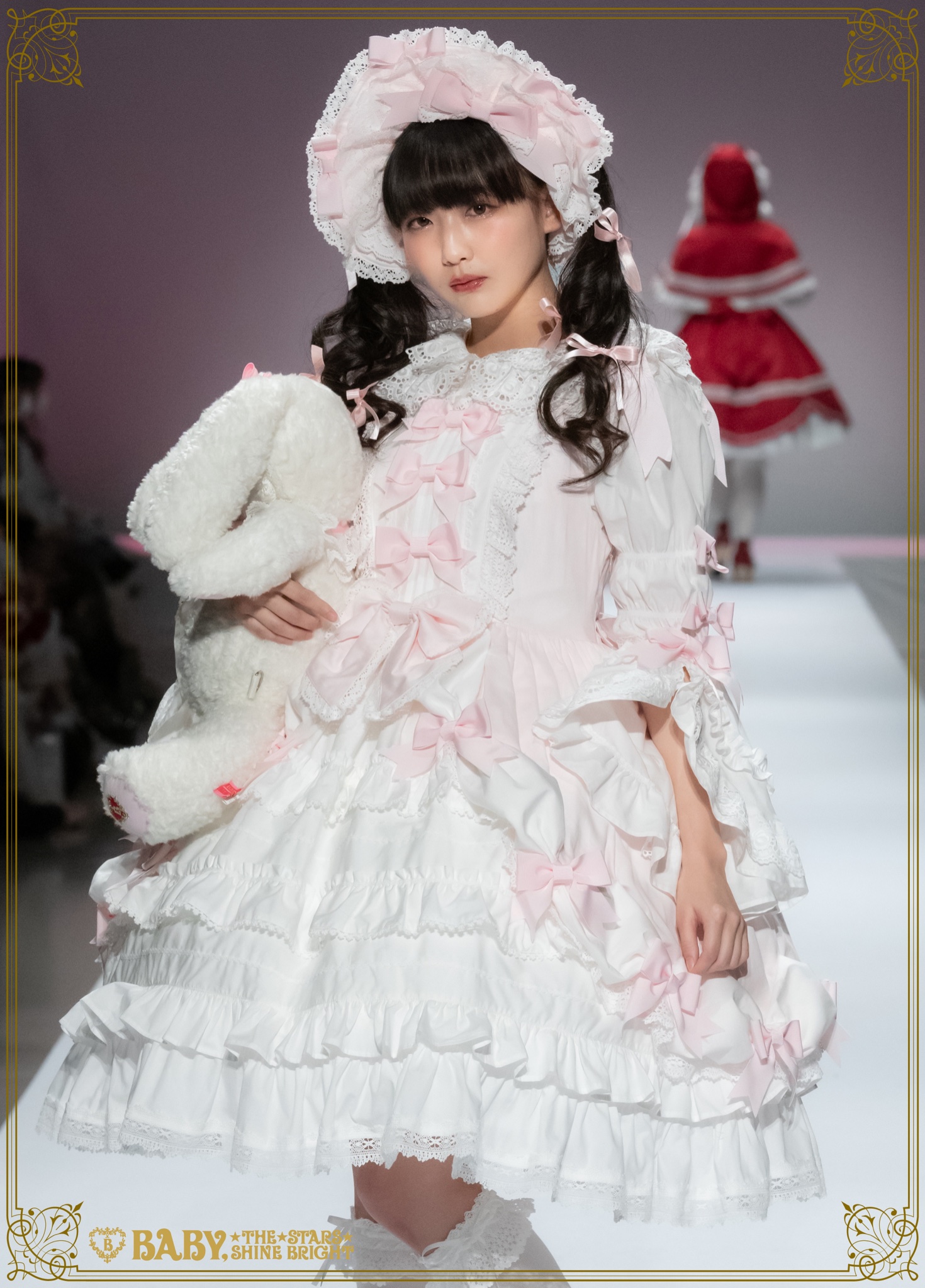 BABY ふわふわクリームプリンセスボンネット黒 ふわふわクリームプリンセス | BABY, THE STARS SHINE BRIGHT