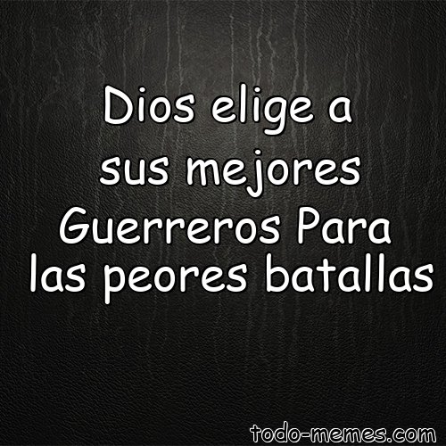 Pero a veces Diosito me da la impresión q cree que soy RAMBO !!! 😅😅
Pero igual lo asumo y no me doblegaré por dura que sean cada una de esas batallas...😤😤💪