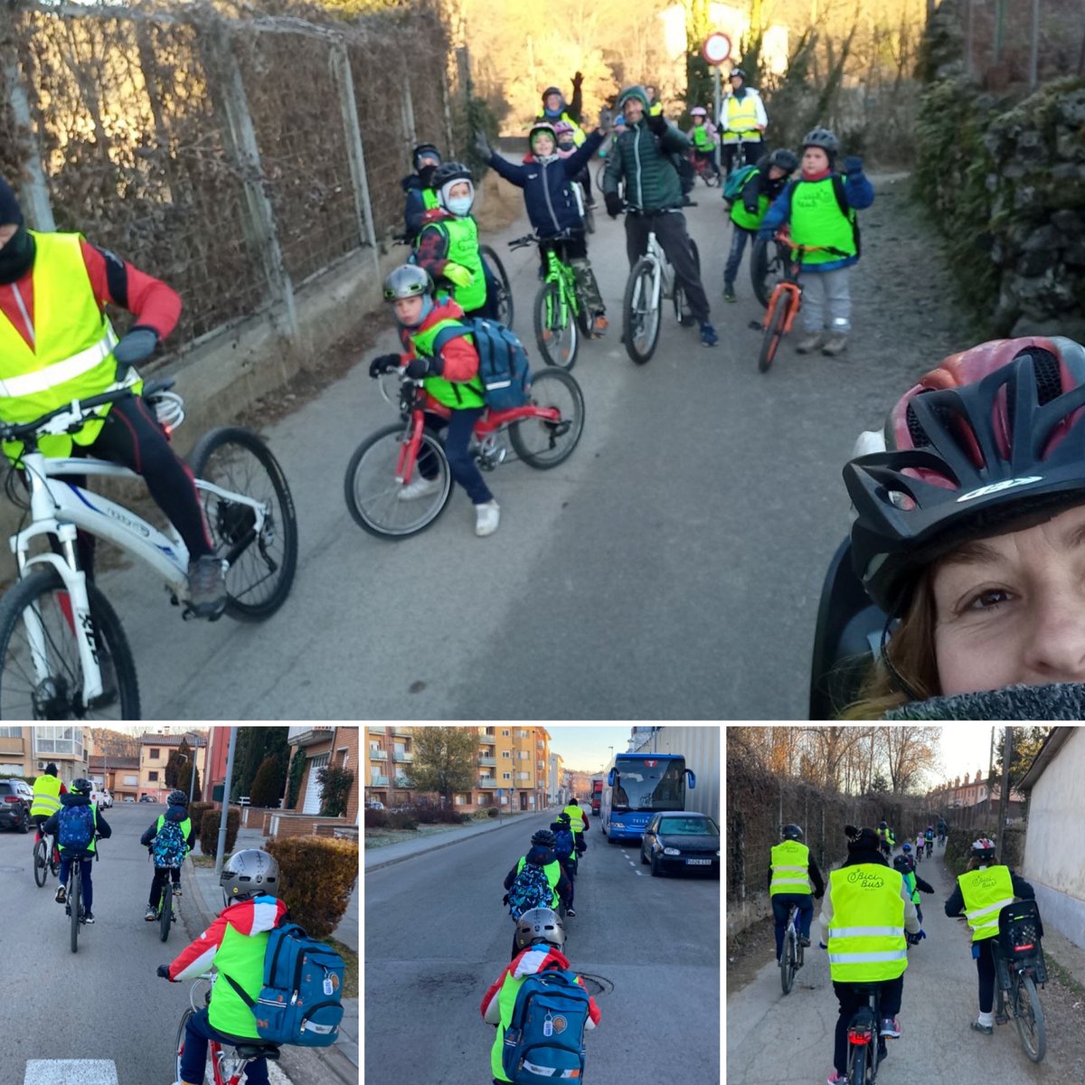 annavilareixach's tweet photo. #Bicivendres a #Olot ! ❄️ Una bona glaçadeta, però tots hem agafat la bicicleta!!! Com ens agrada el #bicibus!!! 🥳 @canvisencadena @Olotuit https://t.co/udpdxU3suI