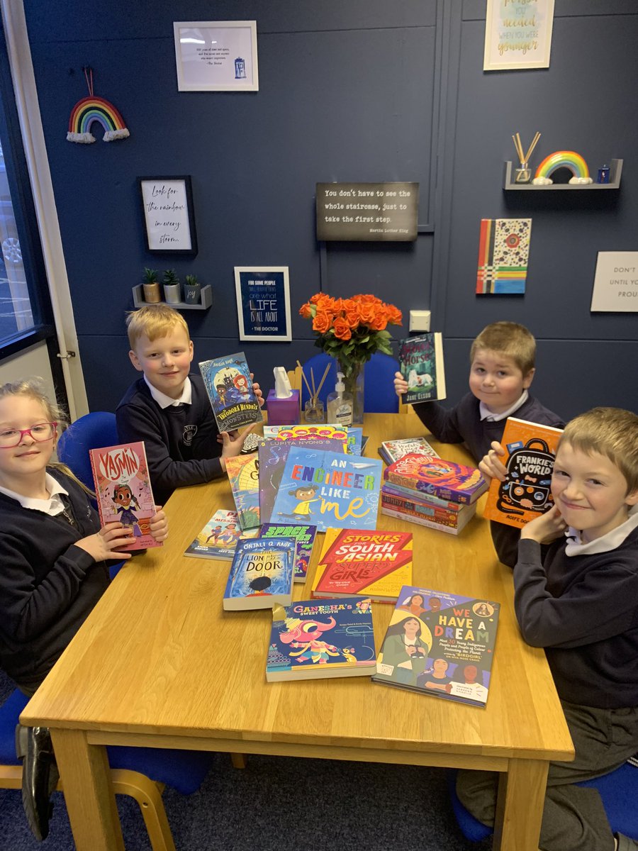 StuartMycroft's tweet photo. What better way to start the day than opening a book delivery with some very excited readers! #WeAreReaders #WeAreCastleway๐ https://t.co/nnBMujnGEI