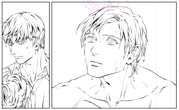 今日は雨に濡れたフィーをたくさん描きました。肌にトーンもタトゥーも無くて髪もペシャンコですがフィーですよー 