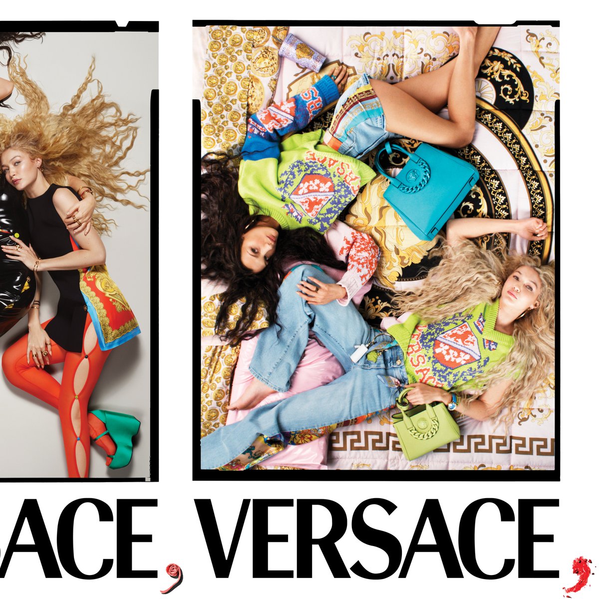 Raw, Real, Versace,

Bella Hadid and Gigi Hadid for #VersaceSS22 Women’s.